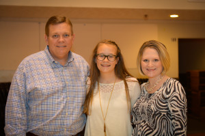 Andy, Jennifer & Bridgette - at the BETA Induction ceremony