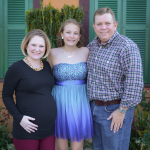 Andy, Jennifer & Bridgette - Before the dance!