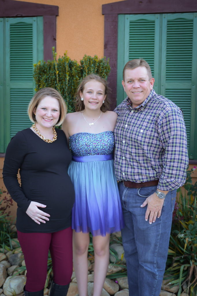 Andy, Jennifer & Bridgette - Before the dance!