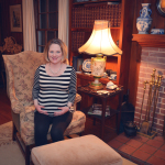 Jennifer at Grandmommys_Fireplace